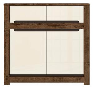 Comoda RUSO KOM2D2S, nuc/bej, PAL, 104x46x99 cm