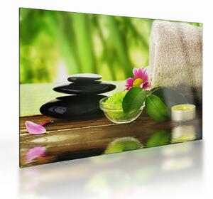 Tablou pe sticlă cu unelte pentru masaj (70x50 cm)
