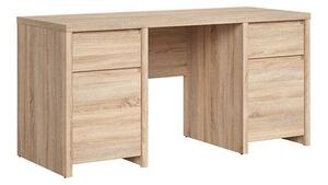 Birou KASPIAN, stejar sonoma, PAL, 160x65x77 cm