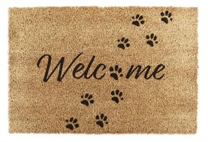 Covoraș de intrare din fibre de nucă de cocos 60x90 cm Welcome Paws – Artsy Doormats
