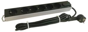 Prelungitor 5M 6Posturi 3X1.5 cu protectie la supratensiune