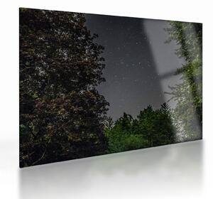 Tablou pe sticlă cu cerul nocturn (70x50 cm)