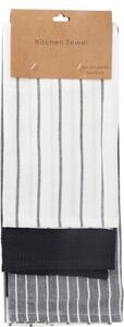 Prosop de bucătărie albastru, 45 x 70 cm, set de 3 buc