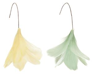 Pene suspendate pe sarma FEATHER DECOR - mai multe culori