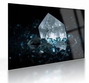 Tablou pe sticlă cu cristal (70x50 cm)