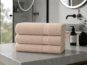 Prosop CLARYSSE ELEGANCE 70x140 cm nisipiu, 100% bumbac