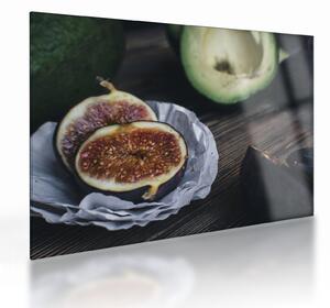 Tablou pe sticlă cu fistic și avocado (70x50 cm)