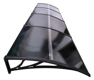 Copertină ECO 360x150 cm din policarbonat – Negru/Antracit