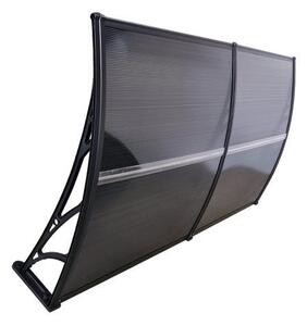 Copertină ECO 120x150 cm din policarbonat – Negru/Antracit
