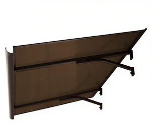 Copertină BODO PRO cu jgheab 120x90 cm din policarbonat – Maro/Bronz