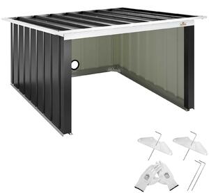 Deuba Garaj pentru robot de tuns gazon 89x90x54 cm - antracit