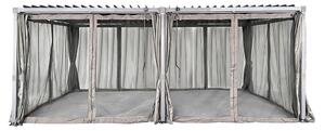 Garden Point antracit Madera Premium 3x6m pergolă terasă