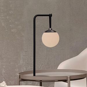 Dyberg Larsen Lampa decorativă cu LED și baterie Odin, negru/alb, IP44, reglabil, Alb, Plastic, Modern