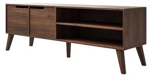 Comodă TV Otis, Nuc, PAL laminat, 55x160x40cm, 28 kg
