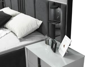 Mobila dormitor RIVAS 1 cu dulap pe colt (configurabil)