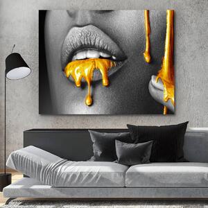 Dripping Gold Lips