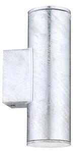 Eglo 30911 - Aplica LED de exterior RIGA 2xGU10/2,8W/230V IP44 argintiu