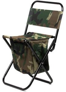 Scaun de camping pliabil MORO, maro-verde