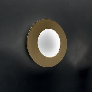 ICONE Vera lampă de perete 927 Triac Ø21cm alb/alamă, reglabil, Auriu / Alamă, Camera de zi / sufragerie, Metal, Design