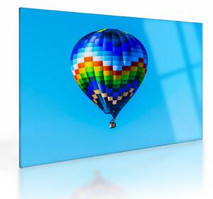 Tablou pe sticlă - Balon cu aer cald (70x50 cm)