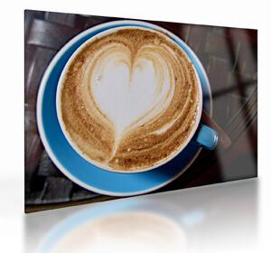 Tablou pe sticlă - Latte art (70x50 cm)