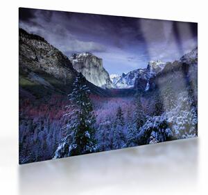 Tablou pe sticlă - Yosemite, USA (70x50 cm)