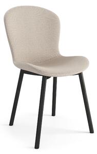 MAZZONI EXPORT FIORA Bej (material Basel 24) - SCAUN MODERN TAPIȚAT PENTRU SALON/SUFRAGERIE LOFT