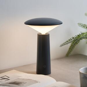 Pauleen Lampa de masă cu baterie și LED ADORABLE SPARK, gri, 21 cm, IP44, reglabil, Gri, Camera de zi / sufragerie, Plastic, Viața tânără