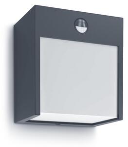Aplică LED de exterior cu senzor Brilagi TERNI LED/12W/230V antracit IP44
