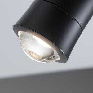 Paulmann URail Smart LED Spot pe șină Tarie, negru CCT RGB, reglabil, Negru, Camera de zi / sufragerie, Plastic, Modern