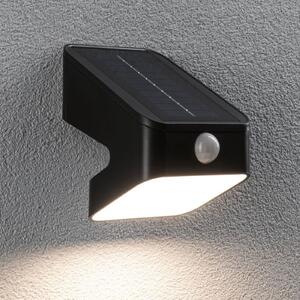 Paulmann Lampa solară de exterior Lesly, antracit, senzor IP65, Negru, Plastic, Modern