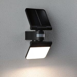 Paulmann Lampa solară de exterior Lesla, antracit, senzor, IP65, Negru, Plastic, Modern
