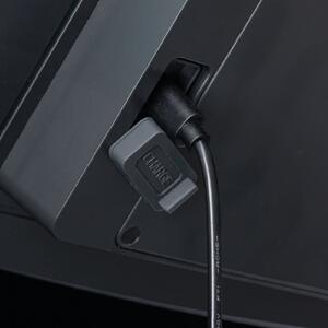 Paulmann Lampa solară de exterior Flotas, antracit, cu senzor, IP65, Negru, Plastic, Modern, Spot de perete