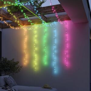 Paulmann Plug & Shine Smart – Ghirlandă luminoasă Yuna 5 m RGB, negru, reglabil, Negru, Plastic, Modern