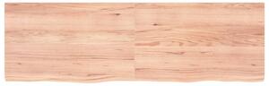 Raft de perete maro deschis 160x50x(2-4) cm lemn stejar tratat