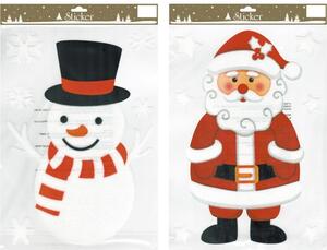 Set decorațiune fereastră cu adeziv, 2 modele