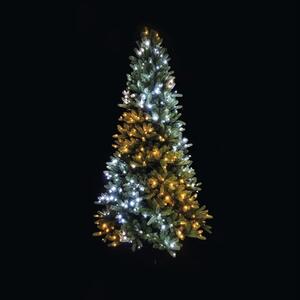 Brad de Crăciun artificial Twinkly cu iluminare LED H 183 cm alb cald chihlimbar alb rece incl. control prin aplicație