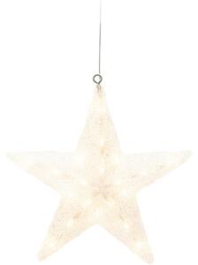 Stea din acril Konstsmide, 40 LED-uri, 40x40 cm, alb cald
