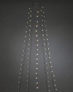 Plasă luminoasă brad Crăciun cu inel Konstsmide 180 Led-uri distanţă de iluminare 240 cm chihlimbar