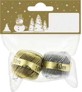 Set 2 role fir 10 m auriu/argintiu