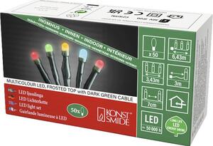 Ghirlandă luminoasă Konstsmide 50 micro LED-uri colorată