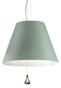 Luceplan Costanza lampă suspendată D13sas, verde, reglabil, Verde, Camera de zi / sufragerie, Plastic, Design