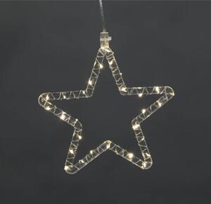 Ghirlandă luminoasă stele Lafiora 180 LED-uri 0,9 m alb cald
