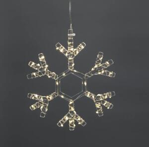 Ghirlandă luminoasă fulgi Lafiora 330 LED-uri 0,9 m alb cald