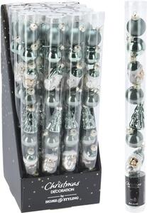 Set globuri Crăciun Ø 3 cm verde 9 buc