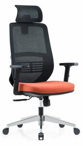Scaun de birou ergonomic, suport lombar fix ,tetiera reglabila ,cotiera reglabila, design modern și elegant ,calitate premium ,dimensiuni 650*735*1130-1210 mm