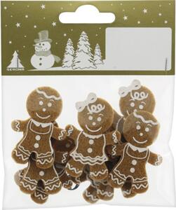 Decorațiuni Crăciun turtă dulce 8 cm 8 buc