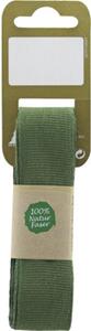 Bandă bumbac 2 m 25 mm verde