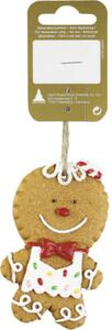 Decorațiune bucătar turtă dulce cu agățătoare 5,5x10 cm