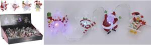 Ghirlandă LED figurine Crăciun lumină colorată
